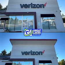 Alpenas-1-Commercial-Soft-Wash-Service-Building-Wash-Performed-for-Verizon-US-23-South-Alpena-MI 8